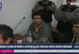 Sentencian a autores del atentado contra Cristina Kirchner