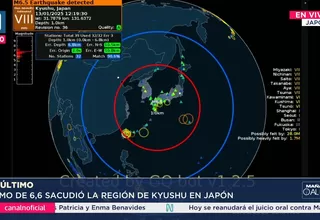 Sismo de 6,6 sacudió la región de Kyushu en Japón