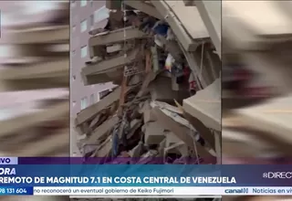 Un sismo de magnitud 7,1 sacudió el centro de Venezuela