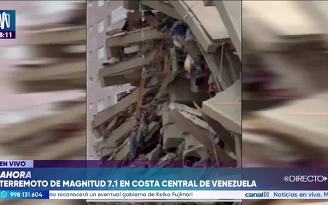 Dos sismos de magnitud 7.2 y 7.5 sacudieron el centro de Venezuela