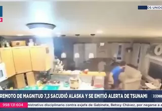 Sismo de magnitud 7.3 sacude Alaska y genera alerta de tsunami