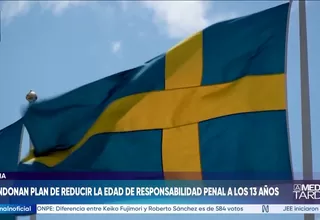Suecia retira propuesta de reducir la edad de responsabilidad penal a los 13 años