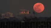 Superluna de sangre: así se registró el eclipse lunar - Noticias de eclipse