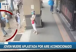 Taiwán: Joven murió tras caerle encima aparato de aire acondicionado