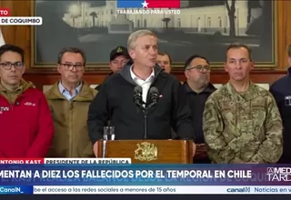 Temporal en Chile deja diez muertos y mas de 100 mil aislados