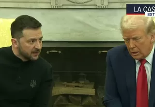 Tensa reunión entre Donald Trump y Volodimir Zelensky