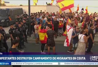 Tensión en Ceuta por protestas contra la presencia de migrantes