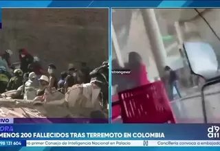 Colombia intensifica rescate tras terremoto de 7.4 que deja 224 muertos