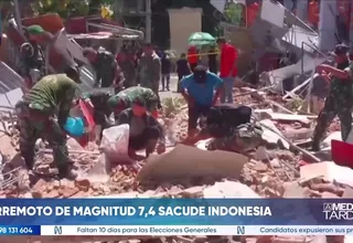 Terremoto de magnitud 7.4 afectó Indonesia y dejó un muerto