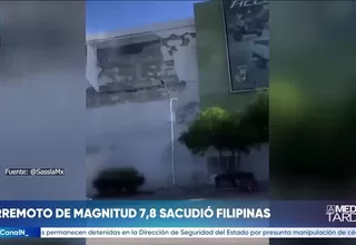 Terremoto de magnitud 7.8 deja al menos 35 muertos en Filipinas
