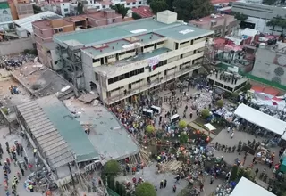 Terremoto en México: rescatistas buscan sobrevivientes en colegio derrumbado