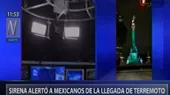 Terremoto en México: sirena alertó a ciudadanos de la llegada del sismo - Noticias de sirenas