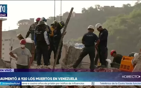 Terremotos en Venezuela dejan 920 muertos y más de 3 mil heridos