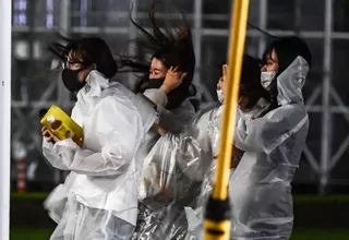 Tifón Haishen deja 35 heridos a su paso por el suroeste de Japón