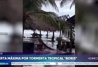 Tormenta tropical Boris impacta la costa de México con vientos fuertes y lluvias intensas