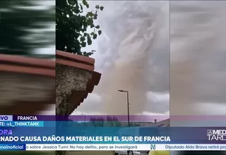 Tornado deja 26 heridos y daños materiales en el sur de Francia