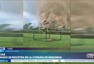 Tornado registrado en Chile causa estragos en la región O’Higgins