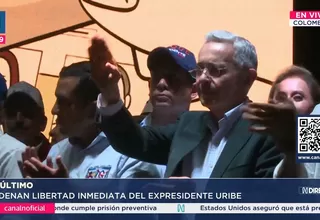Tribunal de Bogotá ordena libertad inmediata de Álvaro Uribe