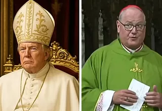 Trump es acusado de burlarse de la fe por imagen IA como papa