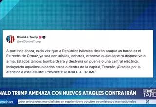 Trump advierte ataques a Iran por agresiones en estrecho de Ormuz