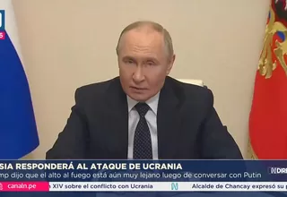 Trump advierte que Putin responderá a ataque ucraniano con drones