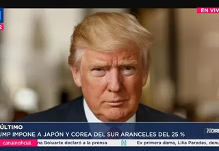 Trump anuncia aranceles del 25 % para Japón y Corea del Sur