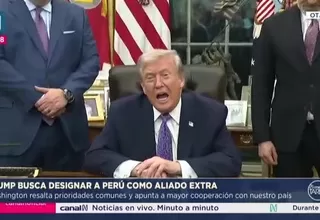 Trump busca designar al Perú como aliado no perteneciente a la OTAN