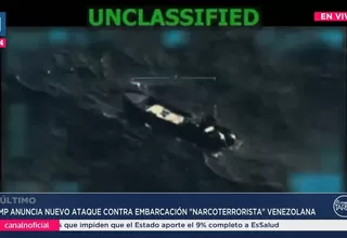 Trump confirma ataque de EE. UU. a lancha venezolana