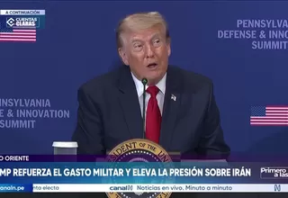 Trump anuncia millonario financiamiento para armamento en medio de bombardeos contra Irán