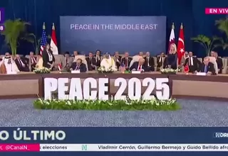 Trump firma acuerdo sobre Gaza con líderes mundiales en Egipto