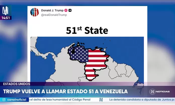 Trump genera polémica al señalar a Venezuela como 