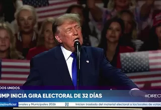 Trump inicia gira electoral de 32 días para impulsar campaña republicana
