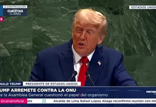 Trump lanza duras críticas a la ONU durante la Asamblea General