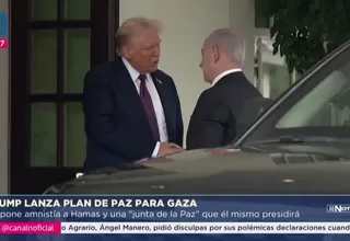 Trump presenta plan para terminar la guerra en Gaza