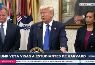 Trump prohíbe visas a estudiantes extranjeros e impacta a Harvard