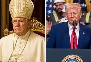 Trump publica imagen generada por IA en la que aparece como papa