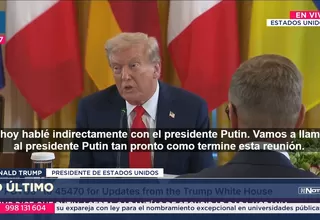Donald Trump anuncia que Putin aceptó negociar garantías de seguridad para Ucrania