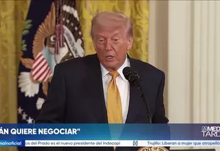 Trump ve "muy posible" acuerdo de paz para fin de guerra con Iran