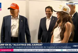 Trump y DeSantis inauguran centro ‘Alligator Alcatraz’ en Florida