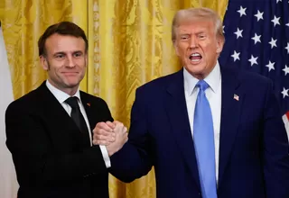 Trump y Macron buscan alto el fuego en Ucrania