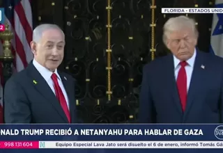 Trump y Netanyahu discuten plan de paz y amenaza de Irán