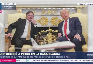 Trump y Petro se reunieron por primera vez en la Casa Blanca