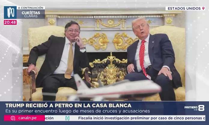 Trump y Petro se reunieron por primera vez en la Casa Blanca | Canal N