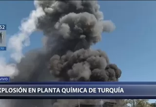 Turquía: se registró explosión en planta química que ha dejado varios heridos