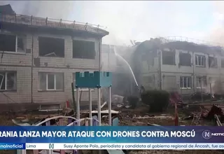 Ucrania ataca Moscú con 450 drones durante elecciones en Rusia