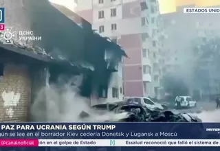Ucrania cedería Donetsk y Lugansk a Rusia bajo plan apoyado por Trump