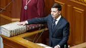 Ucrania: presidente Volodimir Zelenski juró su cargo y disolvió el Parlamento - Noticias de volodimir-zelenski