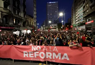 Uruguay: miles marcharon contra la intervención de militares en la seguridad pública