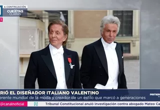 Valentino Garavani, ícono de la alta costura, falleció a los 93 años