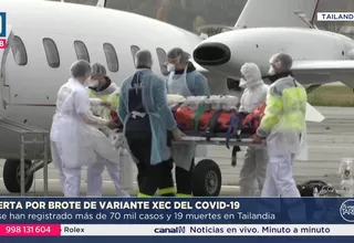 Variante XEC de COVID-19 se propaga rápidamente en Tailandia